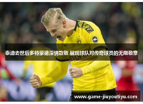 泰迪去世后多特蒙德深情致敬 展现球队对传奇球员的无限敬意