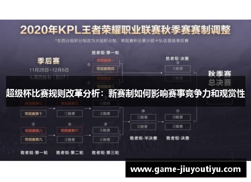 超级杯比赛规则改革分析：新赛制如何影响赛事竞争力和观赏性